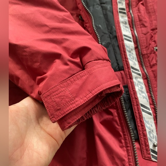 Vintage 80s 1990s JOFF Burgundy Red Ski Jacket - Picture 6 of 9